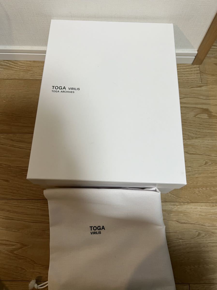 ラスト一点 新品 TOGA VIRILIS トーガ ヴィリリース レザー バックル