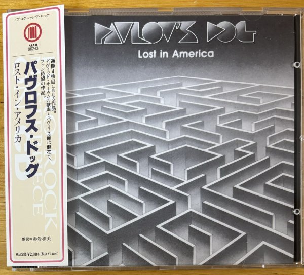 ◎PAVLOV'S DOG / Lost In America ( helium-voiced ) ※ 国内仕様盤CD (ドイツ盤＋解説/帯付)【 BELLE ANTIQUE MAR 96243 】1996/6/25発売_画像1