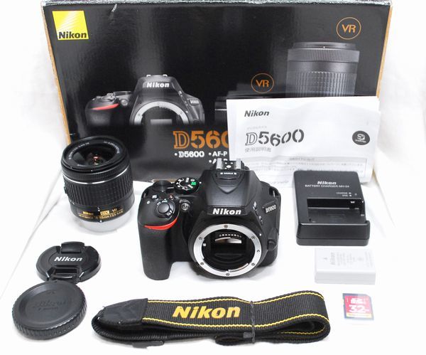 安いそれに目立つ 【超美品・SDカード付き】Nikon ニコン D5600 AF-P