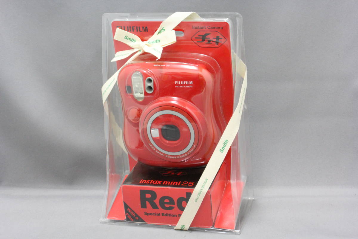 ■アキバカメラ■　フジフィルム（FUJIFILM）　instax mini 25 Red　未開封の未使用品と思われます