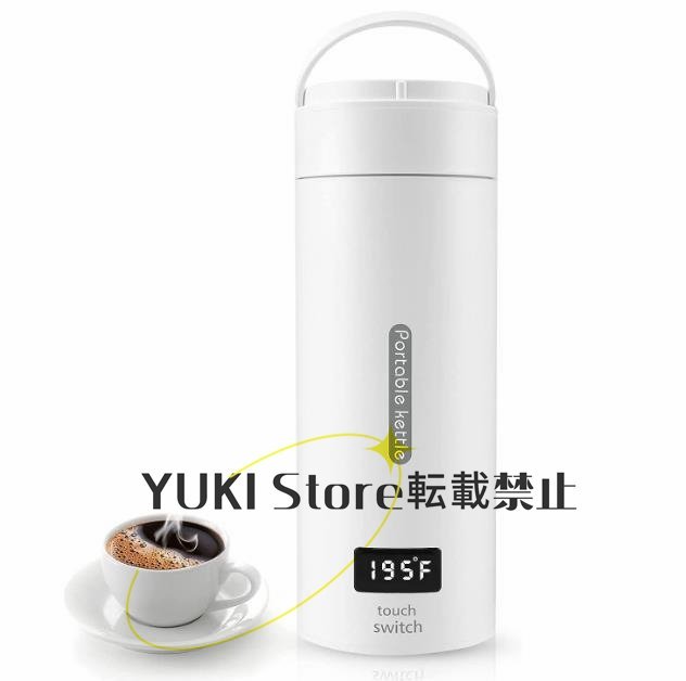 電気ケトル 小型 携帯用 電気ポット500ml 110V 旅行用 304ステンレス製 自動OFF 急速沸かし 空焚き防止機能 旅行カップ_画像1