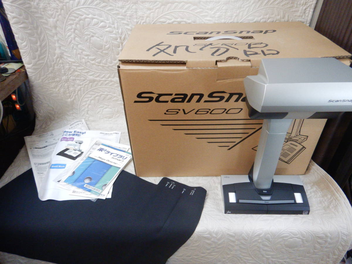 scan snap sv600 富士通箱付美品２０１３年動作良好スキャナー雑誌
