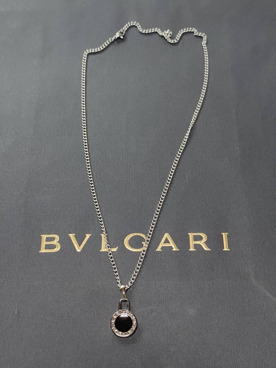 新品正規品】BVLGARI ペンダント チャーム +チェーン 革紐 ネックレス