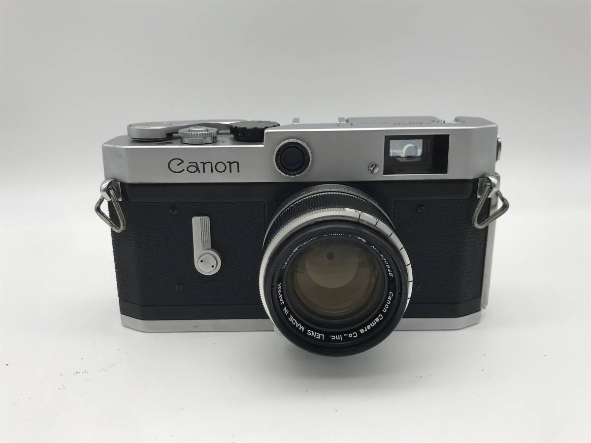 カメラ多数出品】CANON P レンジファインダーカメラ 50mm f1.8 レンズ