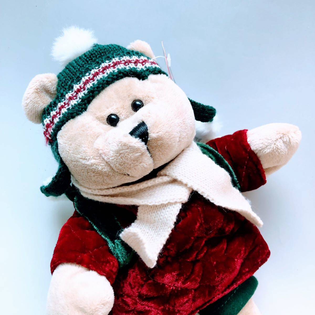 #2728-8【超可愛い】スターバックス コーヒー ベアリスタ ぬいぐるみ STARBUCKS 2005年 42nd Edition 熊 ベアー Christmas Bear クリスマス