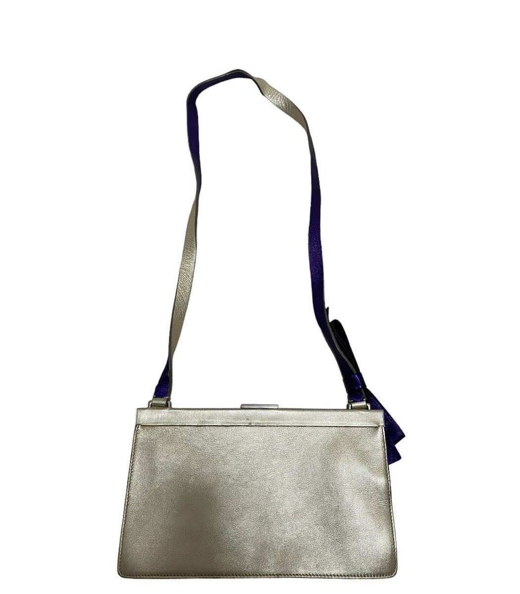 90s 00s archive vintage miumiu MIU MIU leather body bag shoulder bag アーカイブ ミュウミュウ ショルダーバッグ PRADA prada sport .