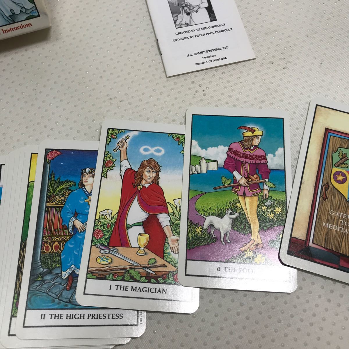 希少 タロットカード　　古いタロット ビンテージ　TAROT CARDS　海外版 絶版 廃盤　20_画像5