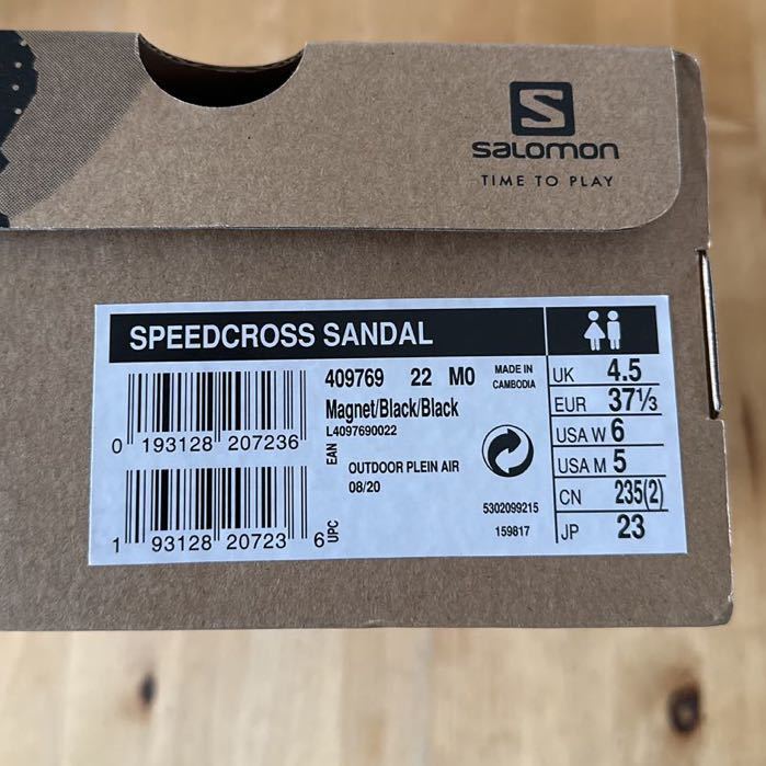 新品・送料無料 SALOMON SPEEDCROSS SANDAL サロモン スピードクロス ウォーターシューズ 23cm_画像7