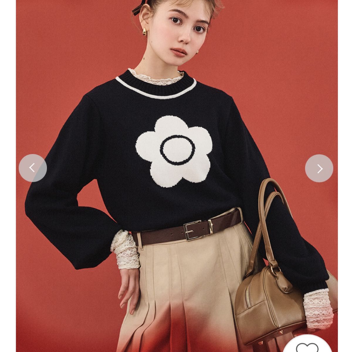 LILY BROWN(リリー ブラウン)【LILY BROWN×MARY QUANT】ジャガード