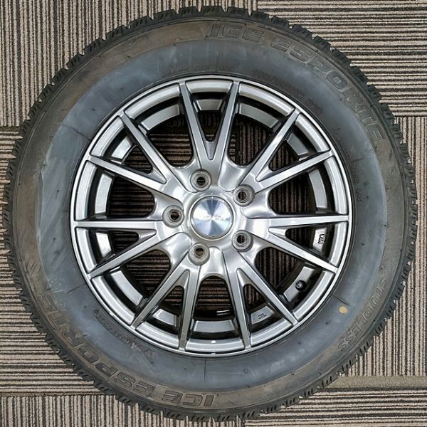 【送料無料】 AUTOBACS 195/65R15 91Q ICE ESPORTE オートバックス アイスエスポルテ 15×6.0J+53 スタッドレス ホイールセット YWH082_画像2