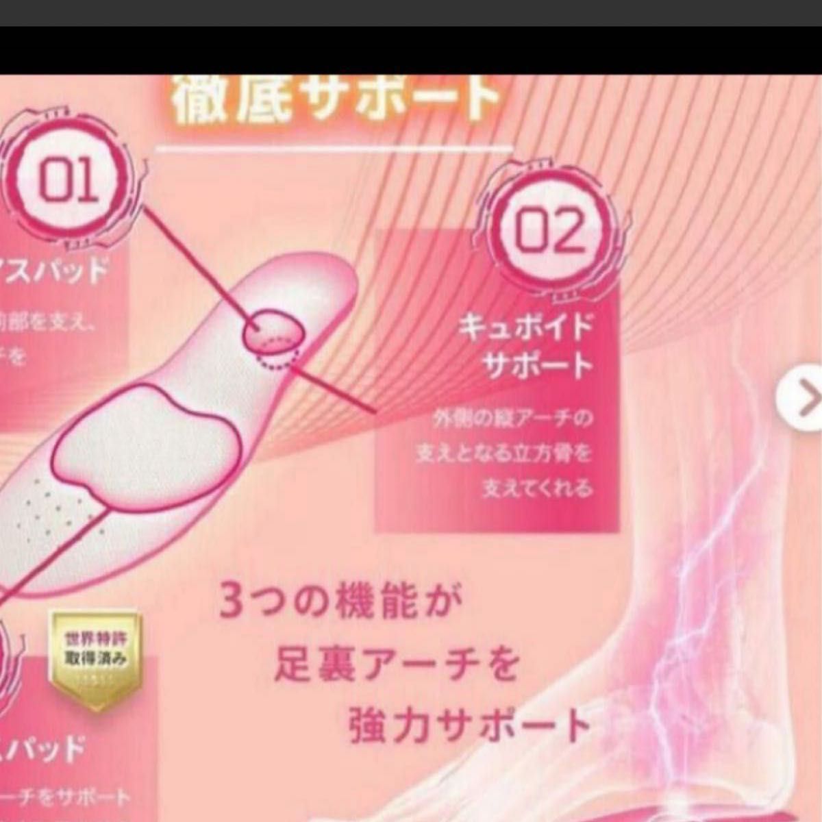 ピットソールPitsoleインソール Sサイズ 23〜24 5cm|PayPayフリマ