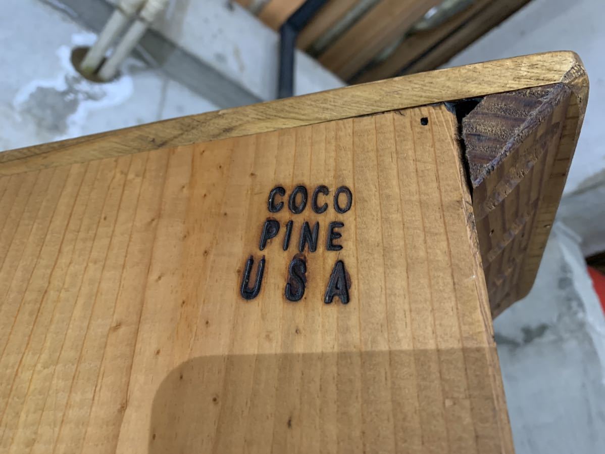 COCO PINE USA パインシェルフ 木製 ブックシェルフ 本棚 オープンシェルフ_画像7