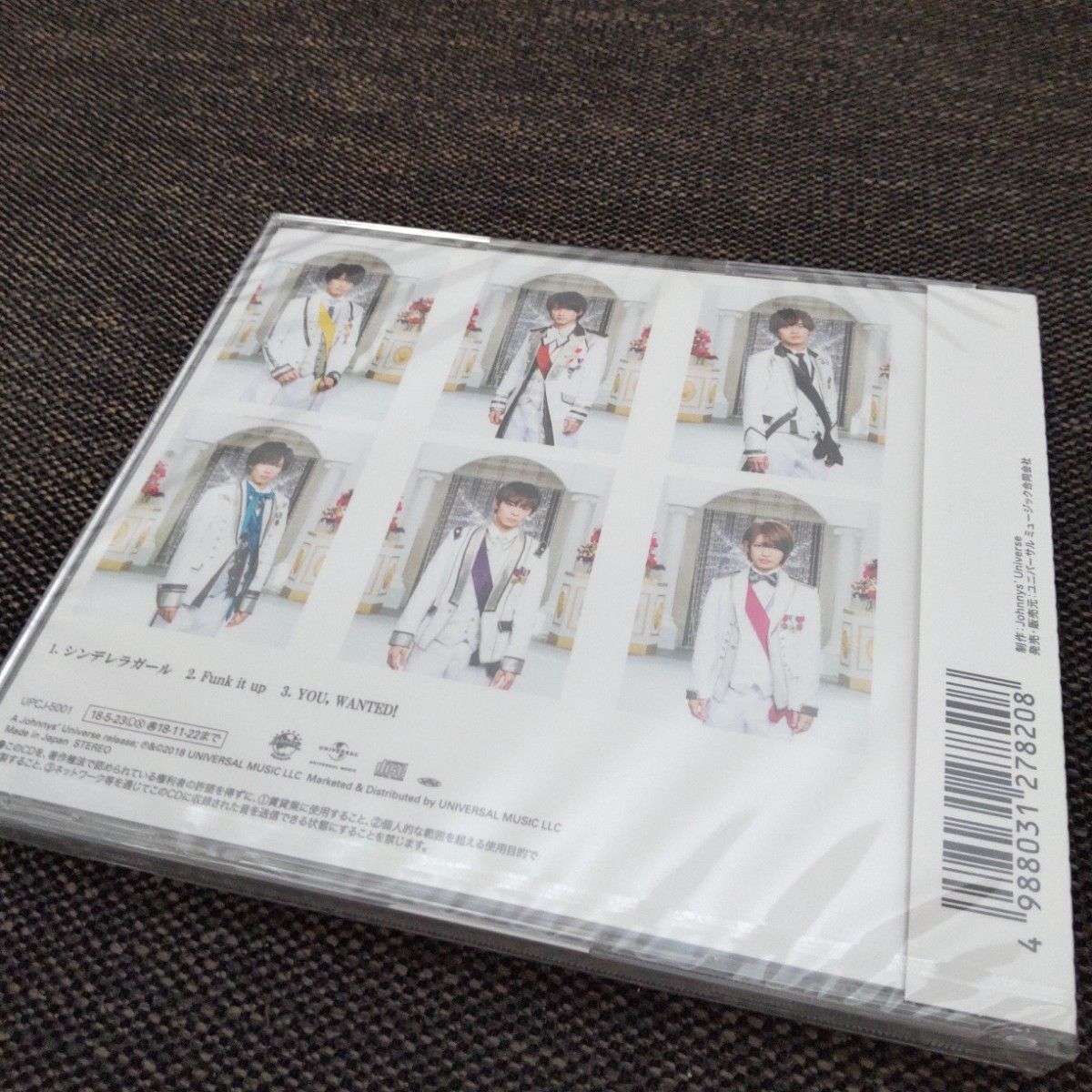 新品未開封 シンデレラガール King & Prince キンプリＣＤ　ファースト　シングル １２ｃｍ UPCJ-5001 1st