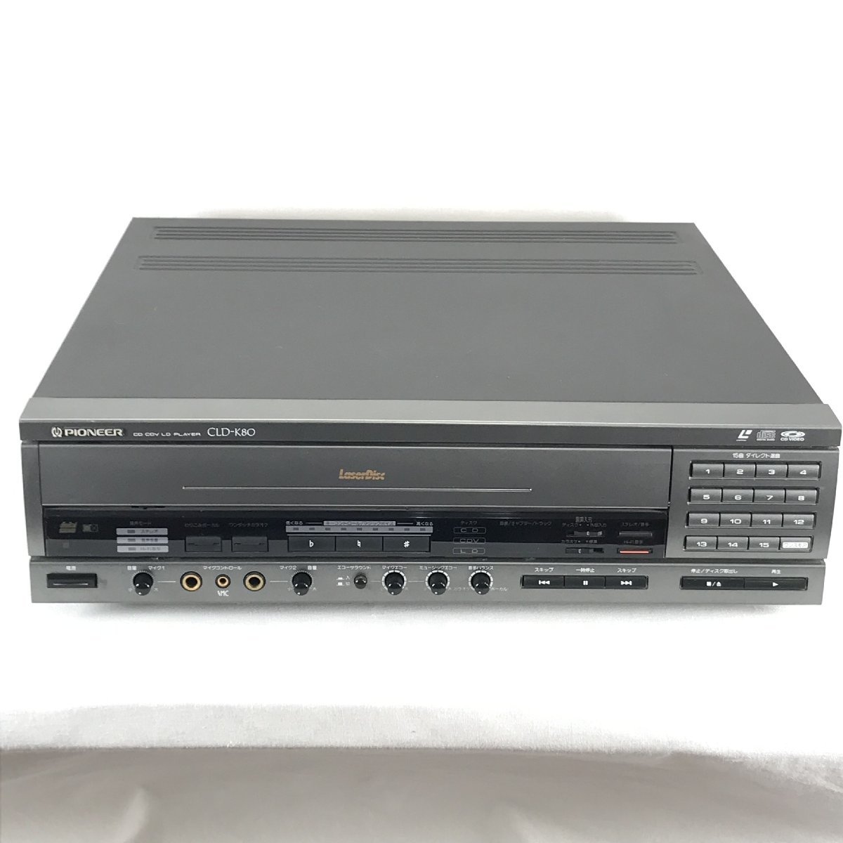 ◇中古品◇pioneer パイオニア LDプレーヤー CLD-K80_画像1