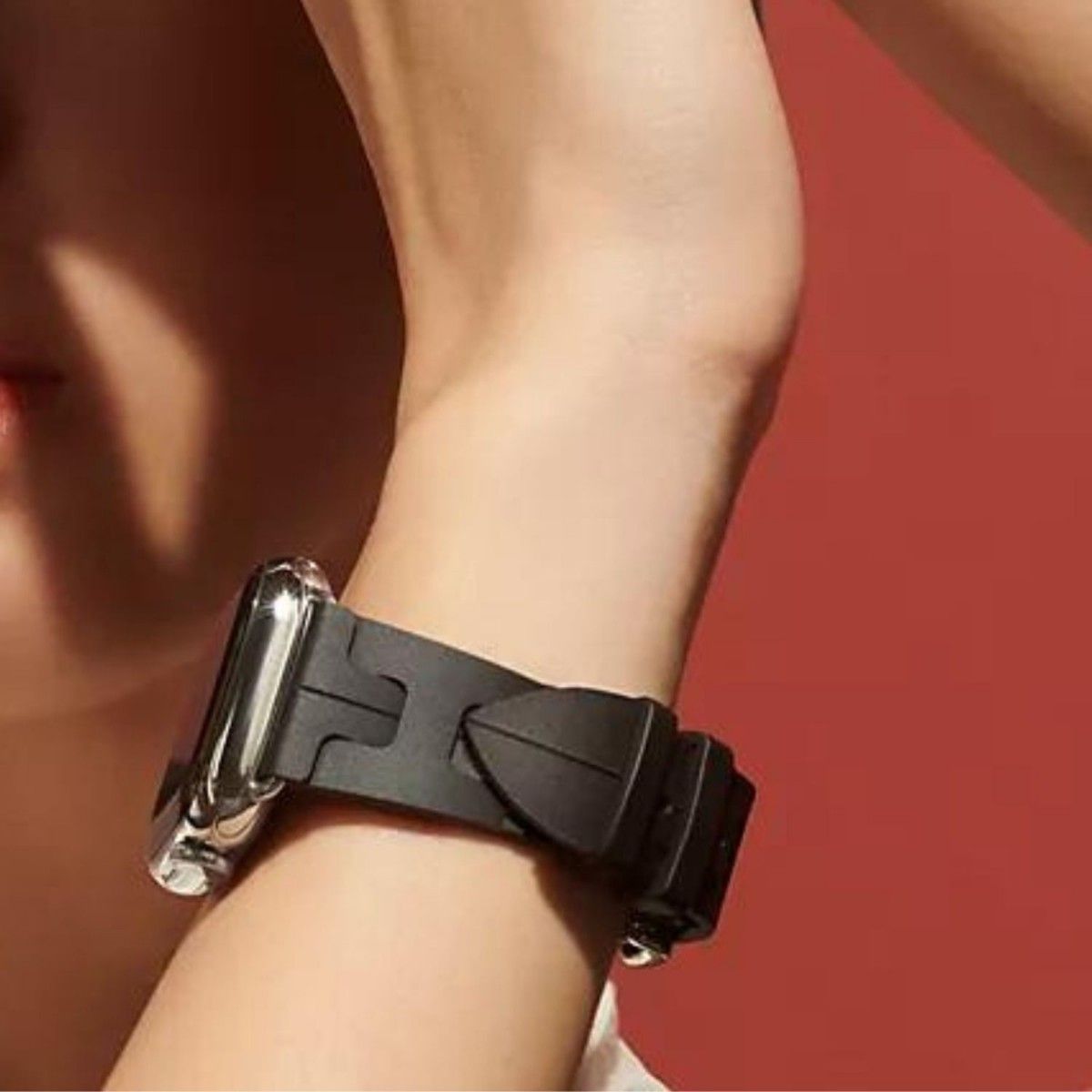 激レア商品】42~49mm全シリーズ対応Apple Watch Hermes風 アップル