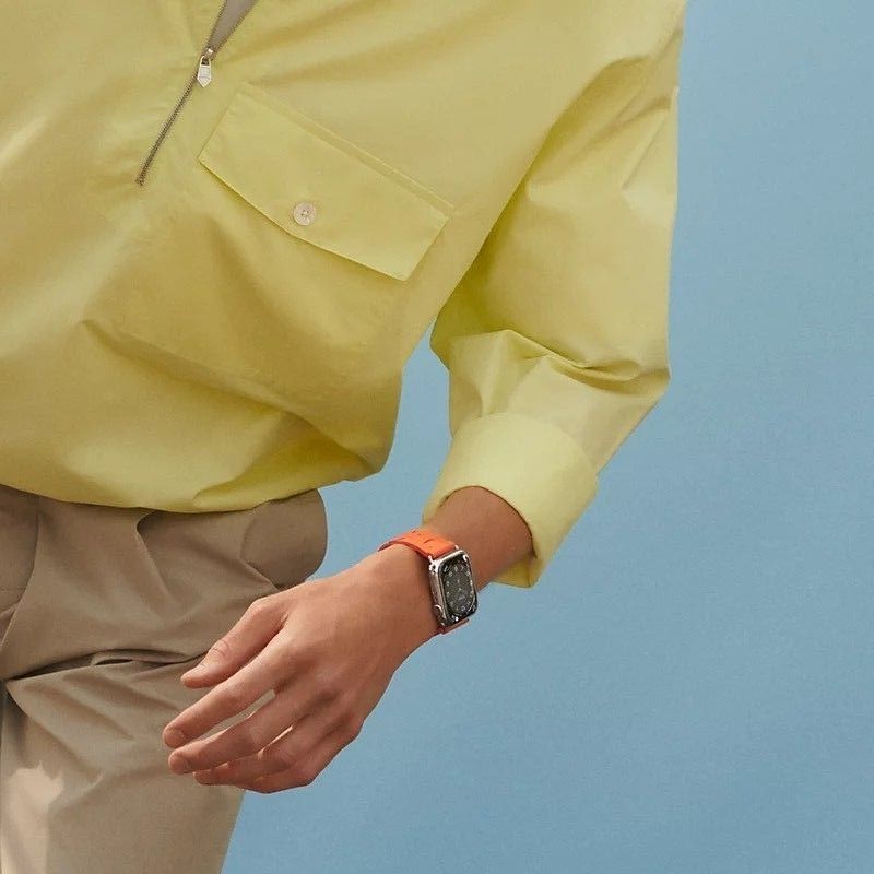 激レア商品】42~49mm全シリーズ対応Apple Watch Hermes風 アップル