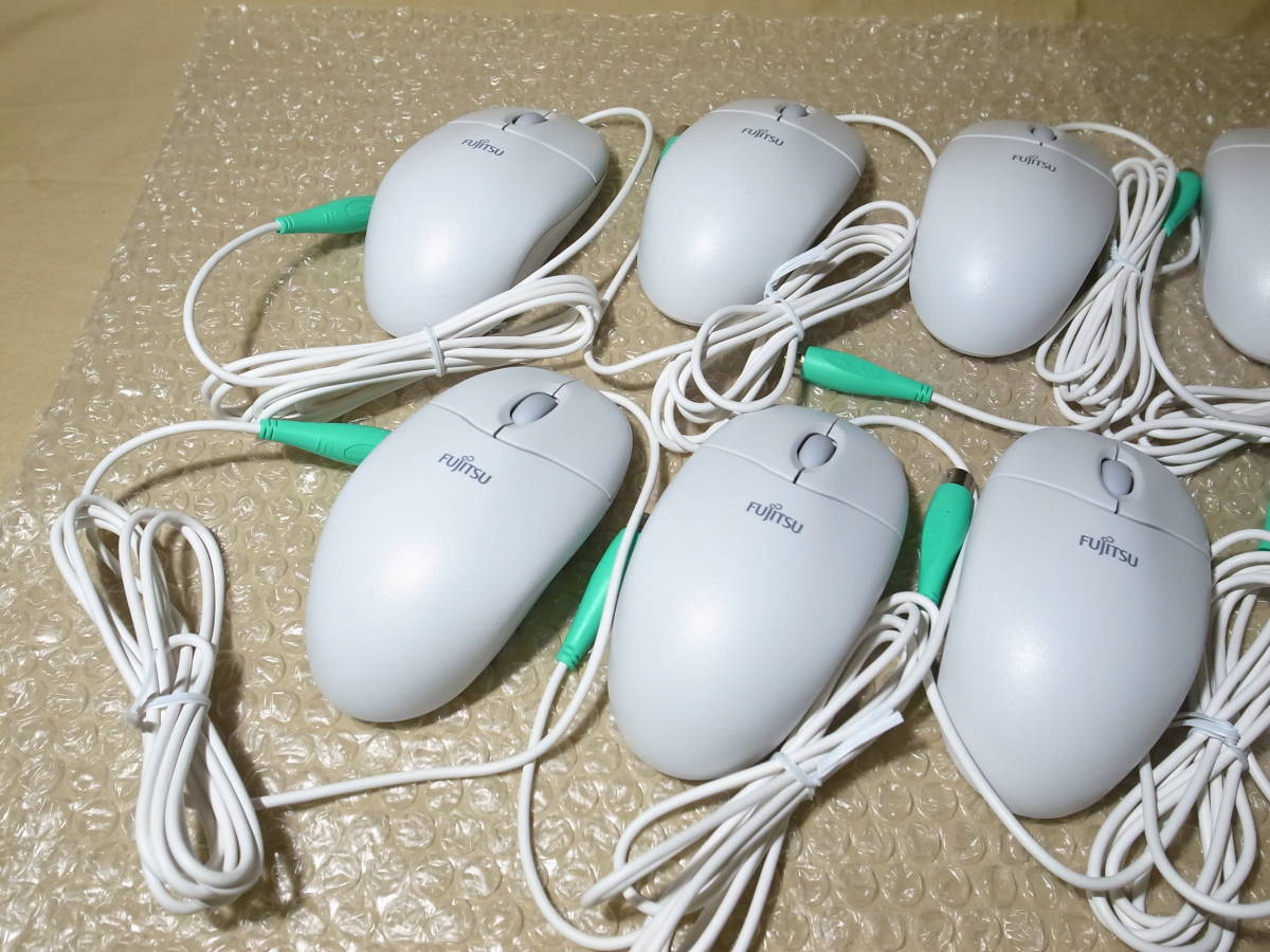 【未使用】FUJITSU ★ M-SBJ96 PS/2 接続 ボールマウス 10個セット ★ 富士通_画像7