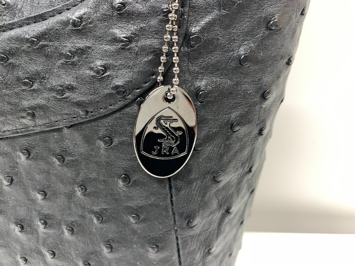 JRAタグ付き バッグ ハンドバッグ 鞄 レザー 黒 ブラック JRAタグ付き バッグ ハンドバッグ 鞄 レザー 黒 ブラック