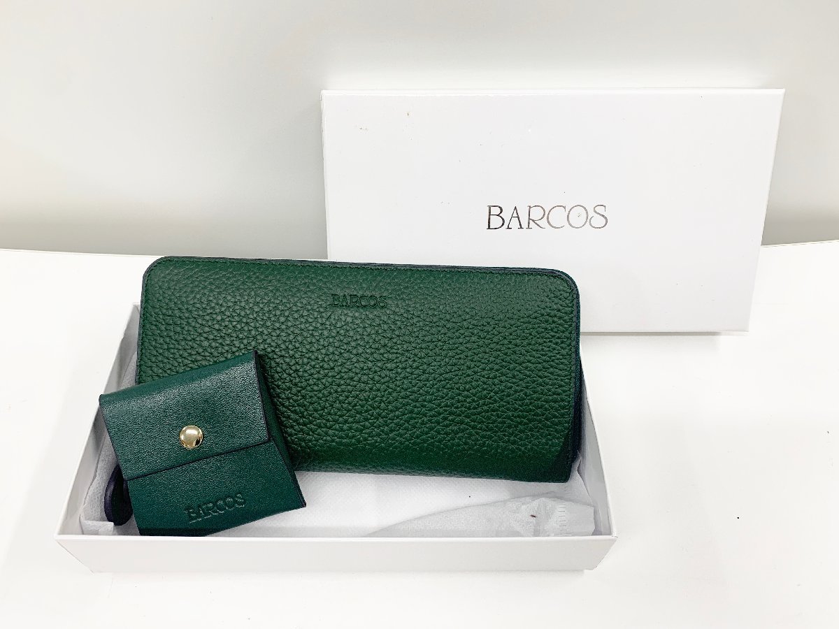 売れ筋】 BARCOS 3点セット グリーン 緑 カードケース コインケース