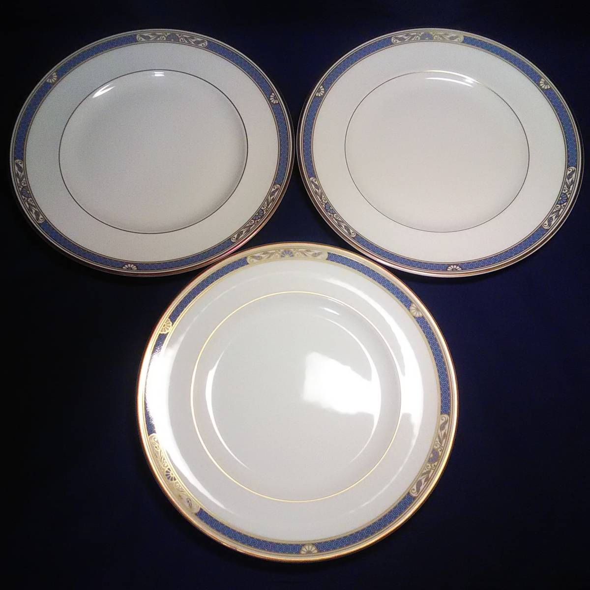 ロイヤルドルトン ビスケーン ディナー皿 3枚 ROYAL DOULTON BISCAYNE_画像1