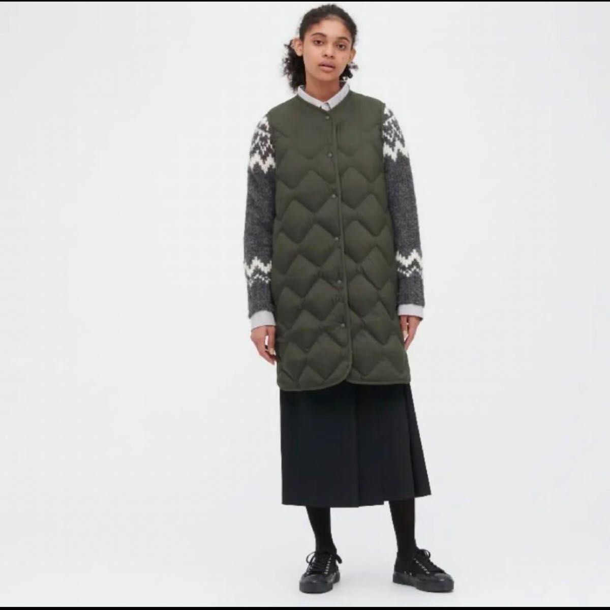 ユニクロダウンロングベストMサイズ UNIQLO ウルトラライトダウンロングベスト M|Yahoo!フリマ(旧