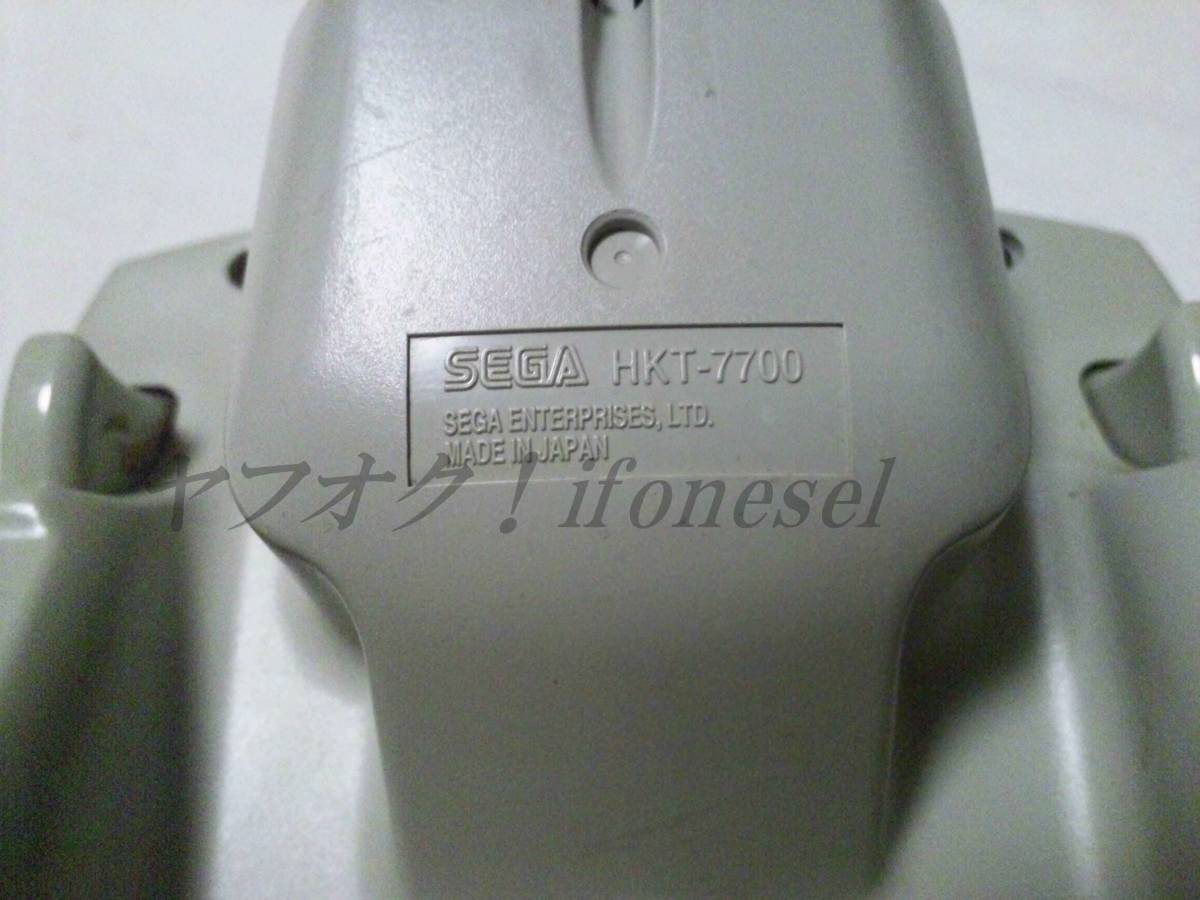 SEGA Dreamcast DreamCast Dreamcast controller HKT-7700 white genuine products operation verification settled discoloration 