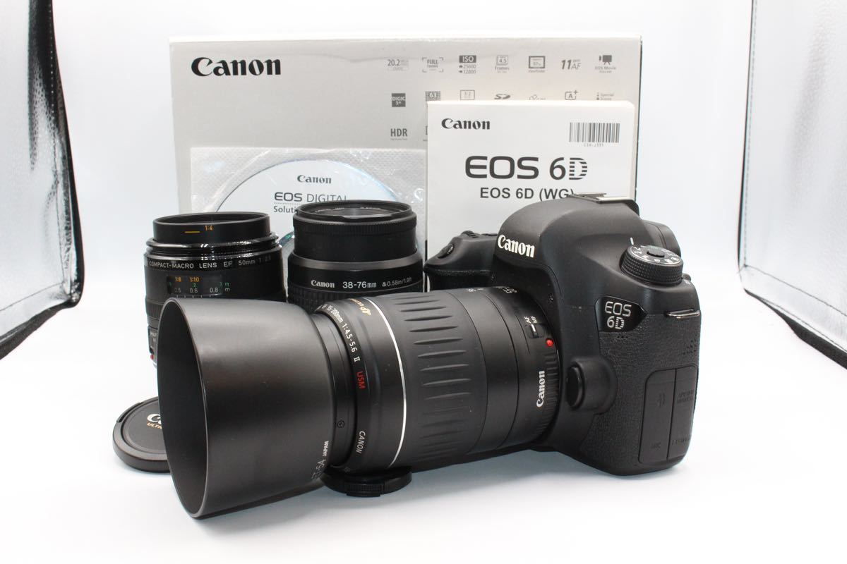 国内最安値！ EOS キヤノン Canon 美品 6D SDカード、おまけ付き 50mm