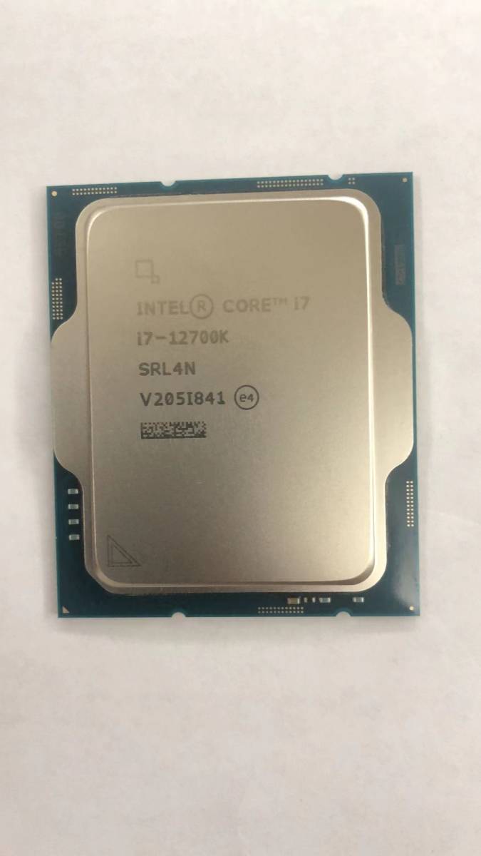 Intel Core I7-12700K 中古分解品 LGAソケット CPU インテル 8099(Core