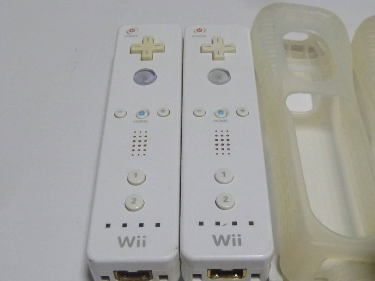 RSJN86【送料無料 即日発送 動作確認済】Wii リモコン ヌンチャク 2個セット 任天堂 純正 RVL-003 白 ホワイト_画像2