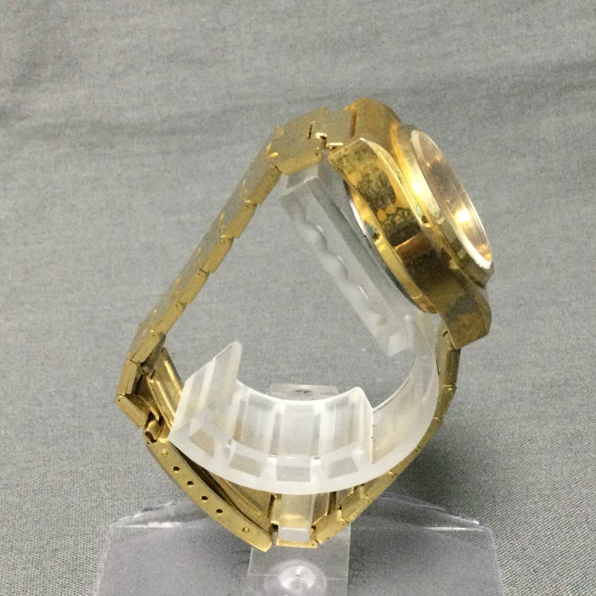 5510/10　GJ52001　O-DIN　DELUXE　ANTIMAGNETIC　手巻き　ゴールドカラー　腕時計　オーディン_画像5