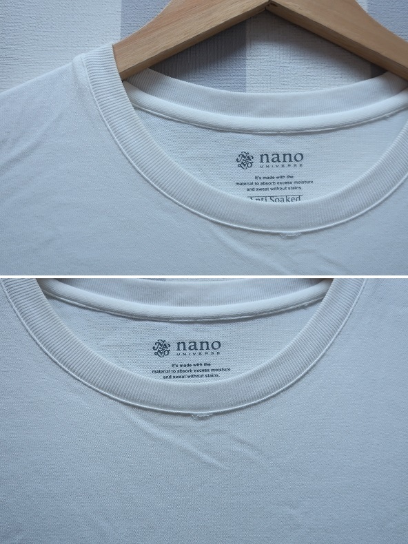 6-2947A/ナノユニバース 半袖Tシャツ 2点セット NANO universe_画像10