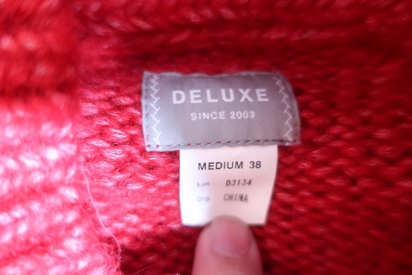 2-5831A/DELUXE CLOTHING ウールアルパカ混モックネックニット セーター デラックスクロージング_画像3