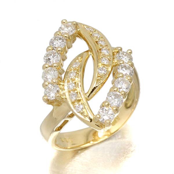 K18YG Diamond Ring № 11 D1.06ct Желтое золото 750
