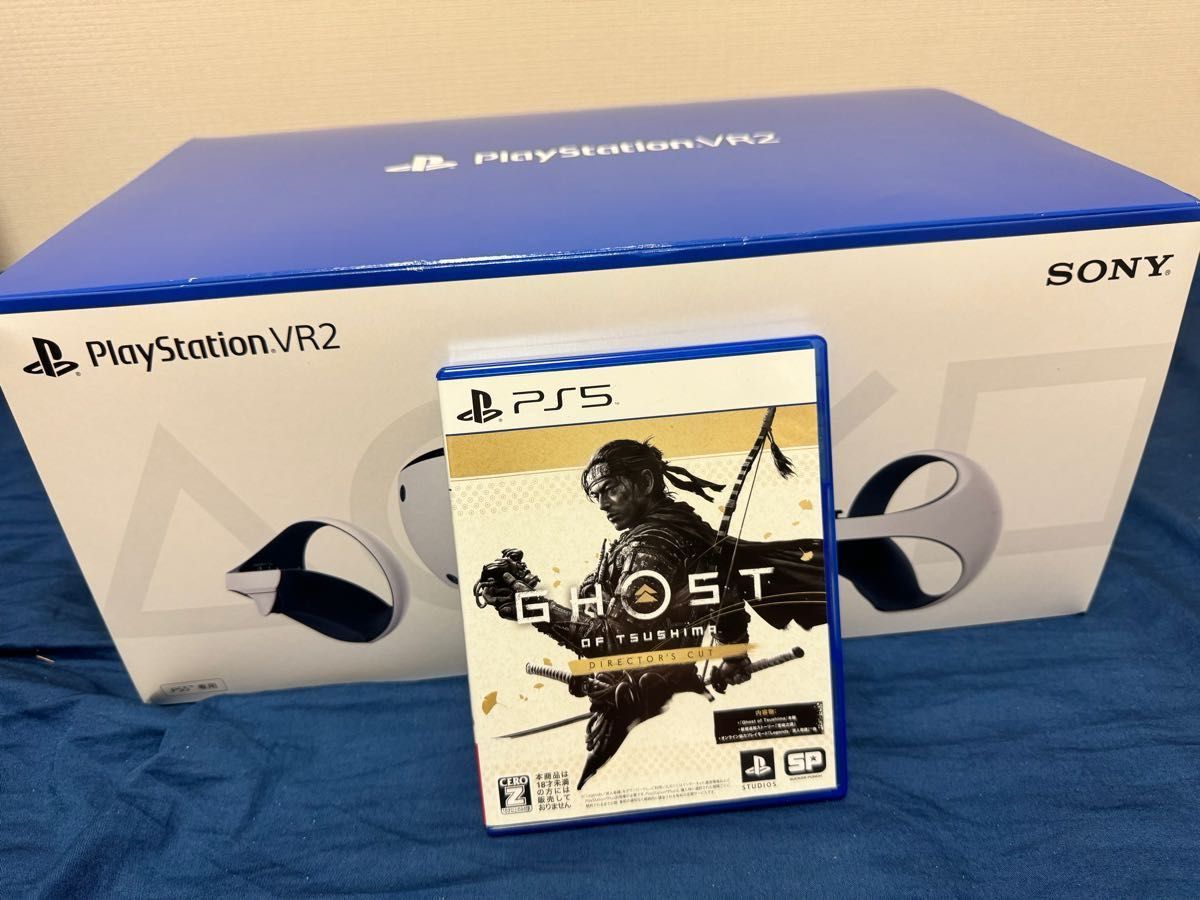 PlayStation VR2 PSVR2 +ゲームソフト(GHOST OF TSUSHIMA)|Yahoo!フリマ(旧PayPayフリマ) PlayStation VR2 PSVR2 +ゲームソフト(GHOST OF TSUSHIMA)|Yahoo!フリマ(旧PayPayフリマ)