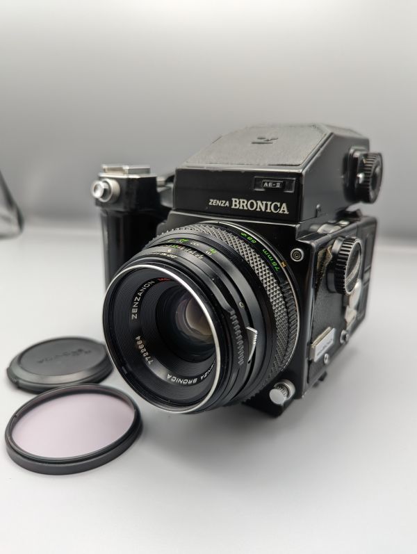 ZENNZA BRONICA ゼンザブロニカ ETR/AEII with finder ZENNZANON MC75 f/2.8 0911001_画像1