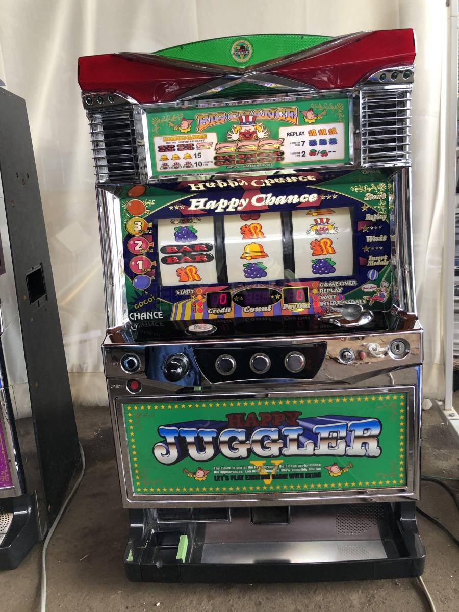 YU-1715 ハッピージャグラー 緑 設定キー:あり 北電子 100V YU-1715 ハッピージャグラー 緑 設定キー:あり 北電子 100V