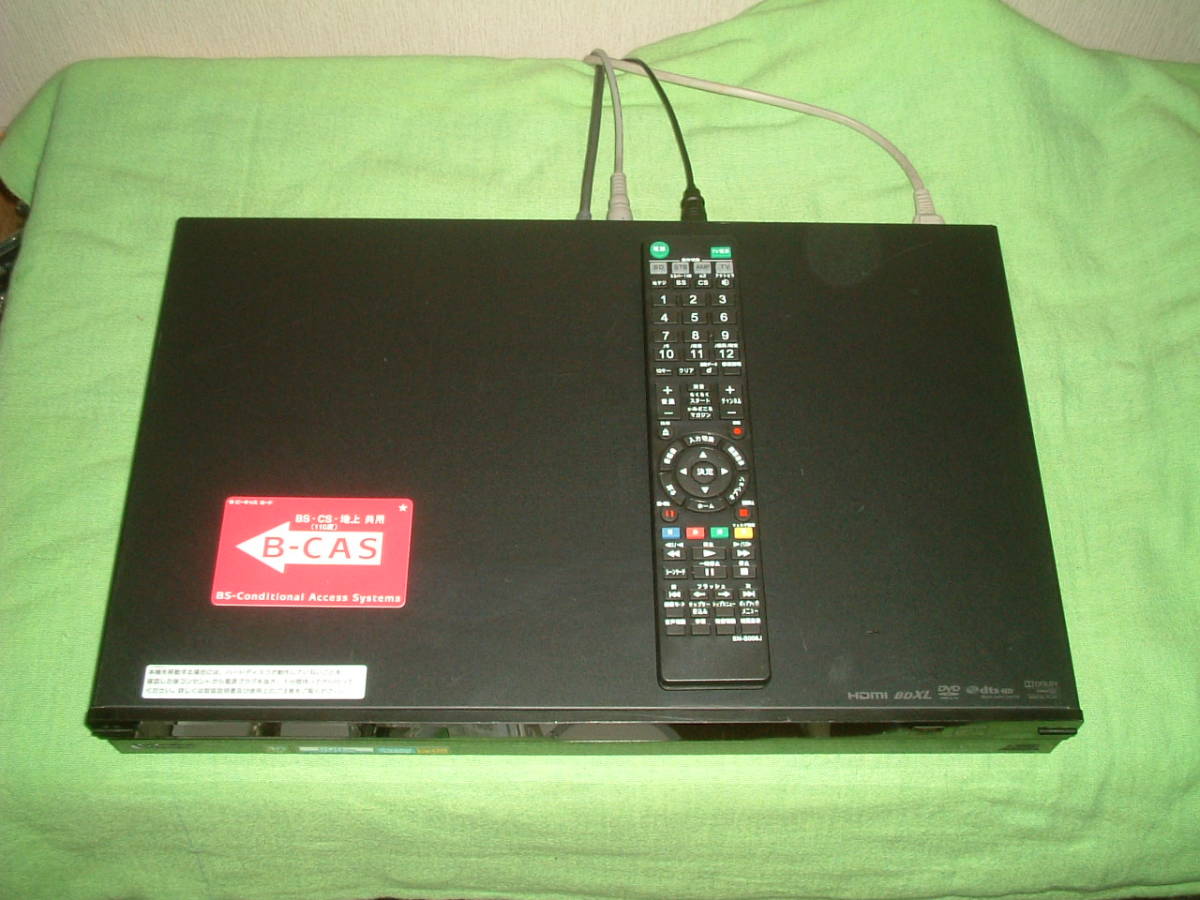1ヶ月保証　ソニー　BDZ-AT700　HDD/DVD/ブルーレイ/ レコーダー　２番組同時録画　500GB　新品リモコン　B-CASカード付き _画像2