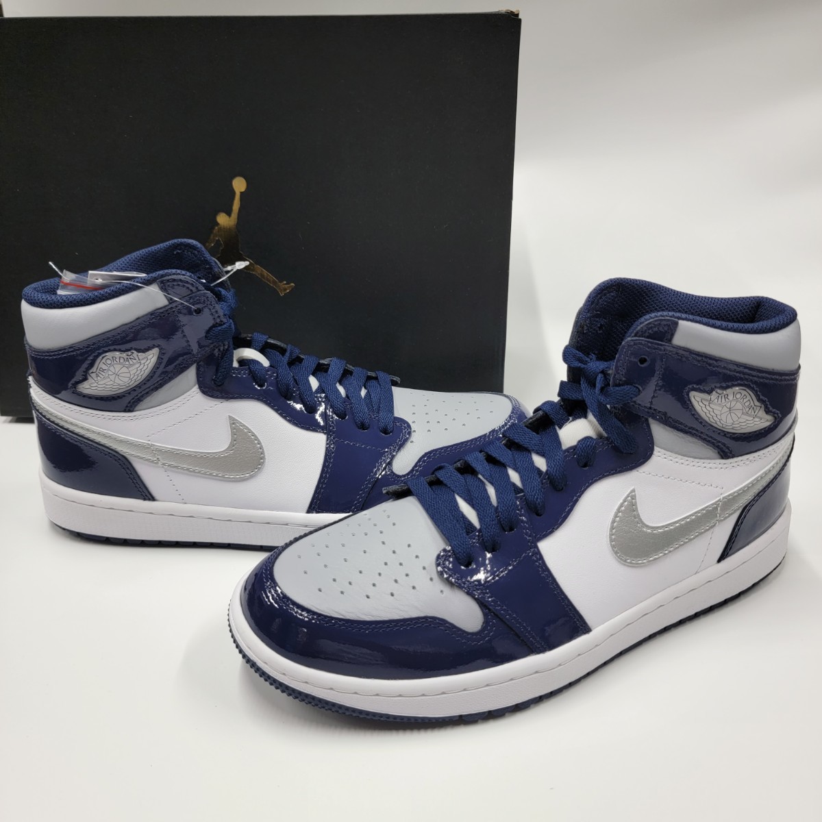 国内極小 海外正規品 26.5㎝ Nike Air Jordan 1 High Golf Midnight Navy DQ0660-100 新品 未使用 ナイキ エアジョーダン1 ハイ ゴルフ