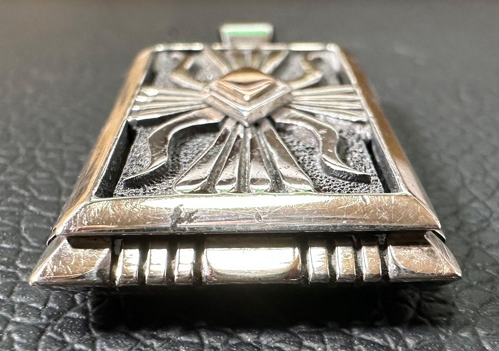 ナバホ族 Howard Nelson 14K ケトー ボックス ペンダント インディアン