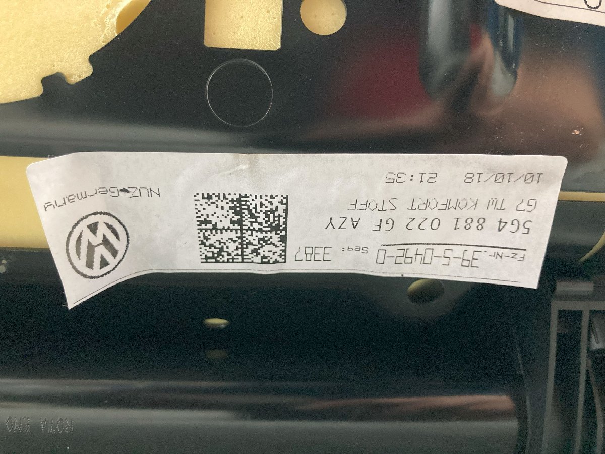  трещина нет 2019 год AUCJZ GOLFVII Golf 7 оригинальный правый передний сиденье водительское сиденье 5G4 881 022 5G (YW4123)