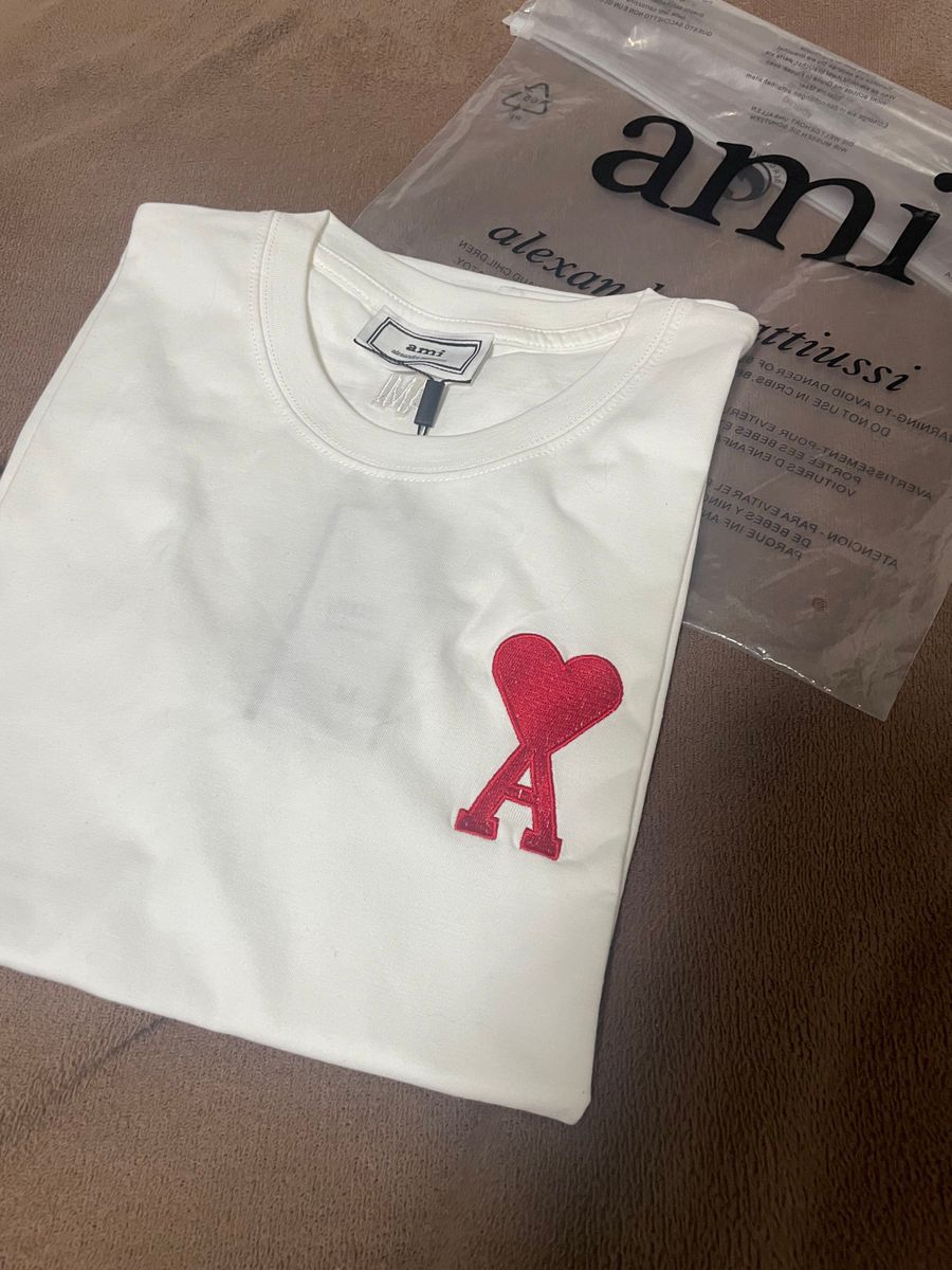 Ami Paris AMI DE COEUR ロゴTシャツ M｜PayPayフリマ