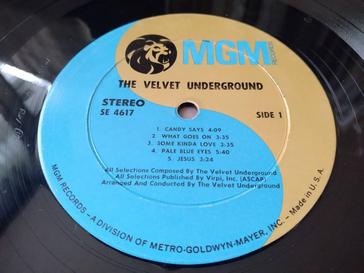 【LP】THE VELVET UNDERGROUND(SE4617米MGM1969年初回/両面溝有西海岸プレス/LOU’S CLOSET MIX/RARE WEST COAST GROOVE LABEL)_画像3