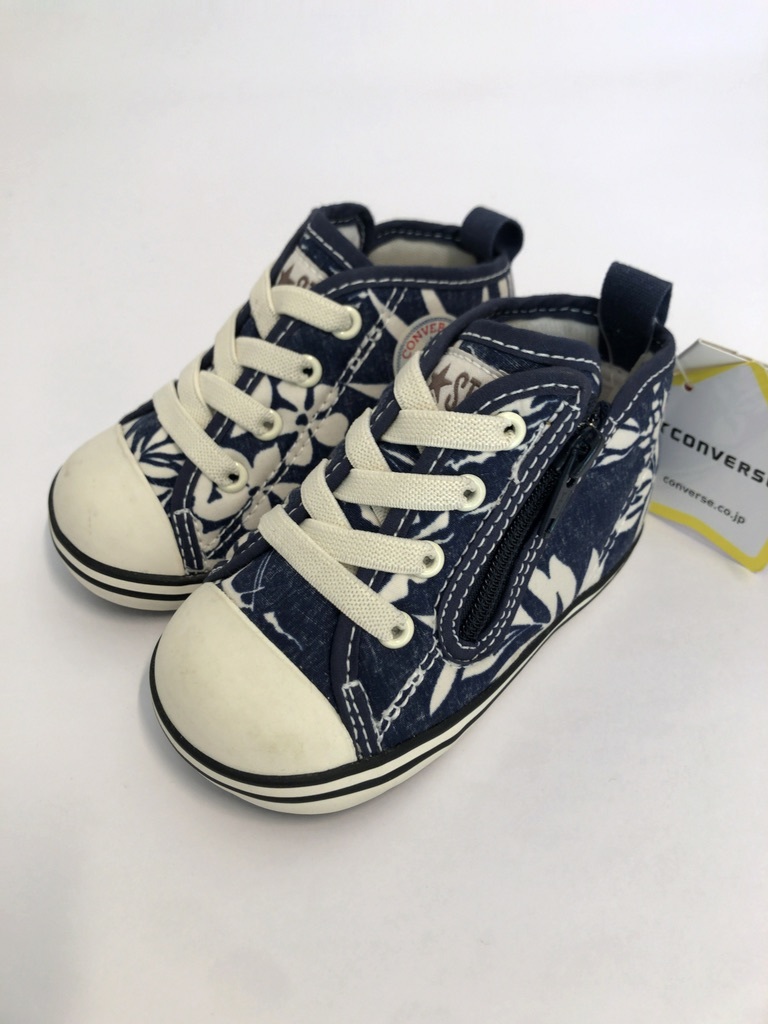 タグ付き　コンバース　converse ベビーシューズ　運動靴　キッズ スニーカー　チャック　17.0 cm_画像1