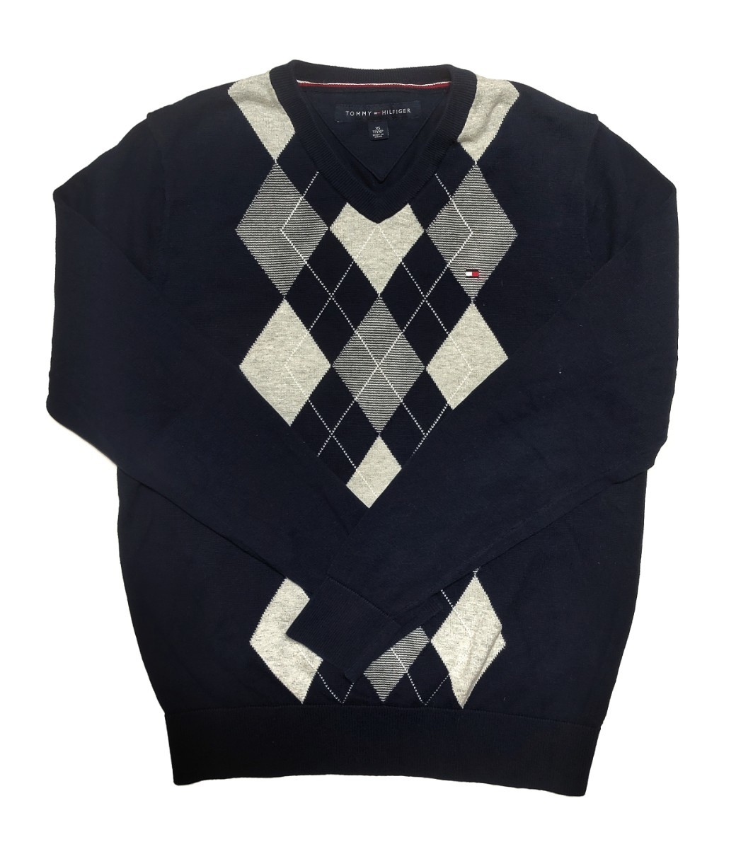 【美品】TOMMY HILFIGER(トミーヒルフィガー)メンズニット XS_画像2