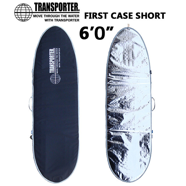 【新品】TRANSPORTER FIRSTCASE 6’0” ブラック ハードケース ボードケース/ショートボード