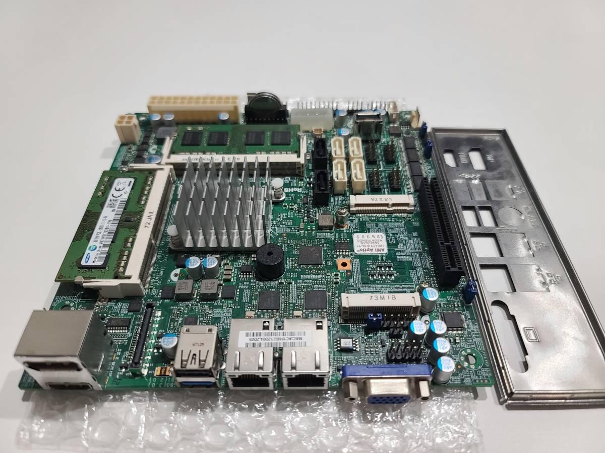 ヤフオク! - Supermicro X10SBA サーバー用Mini-ITXマザーボ...