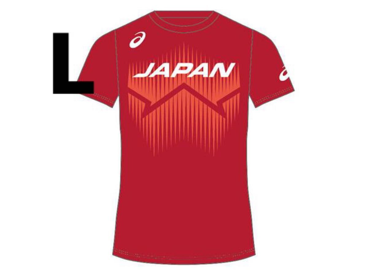 バレーボール男子　日本代表　応援Tシャツ　(サイン) 龍神NIPPON Lサイズ