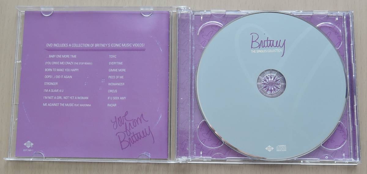 CD+DVD● BRITNEY SPEARS ブリトニー・スピアーズ ● THE SINGLES COLLECTION コンプリート・ヒット・シングルズ ●_画像4