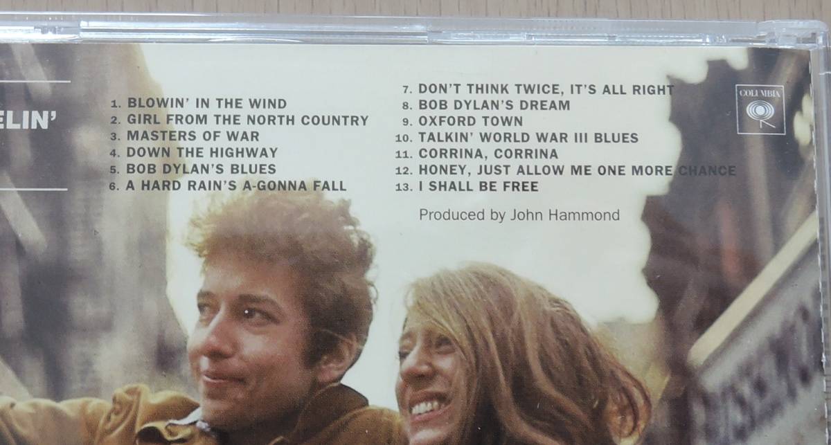 CD● BOB DYLAN ● THE FREEWHEELIN' ● 輸入盤 ● フリーホイーリン ●_画像2