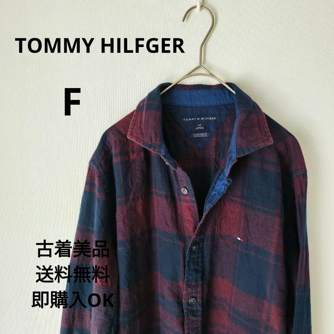 【TOMMYHILFGER】トミーヒルフィガー(F)　シャツ【美品】チェックシャツ　バイク　アウトドア